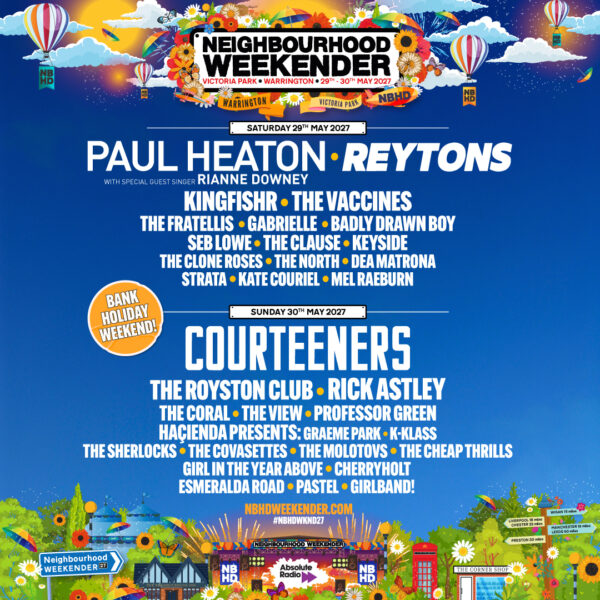 Neighbourhood Weekender 2027 line-up
